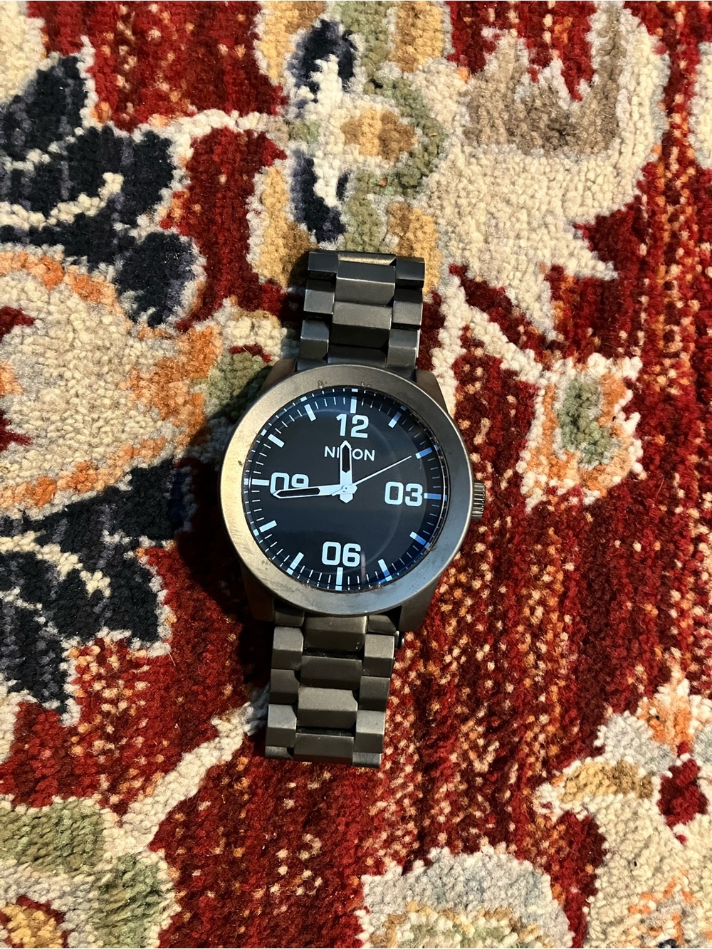 Nixon The Corporal Watch 100 M Gray Tested